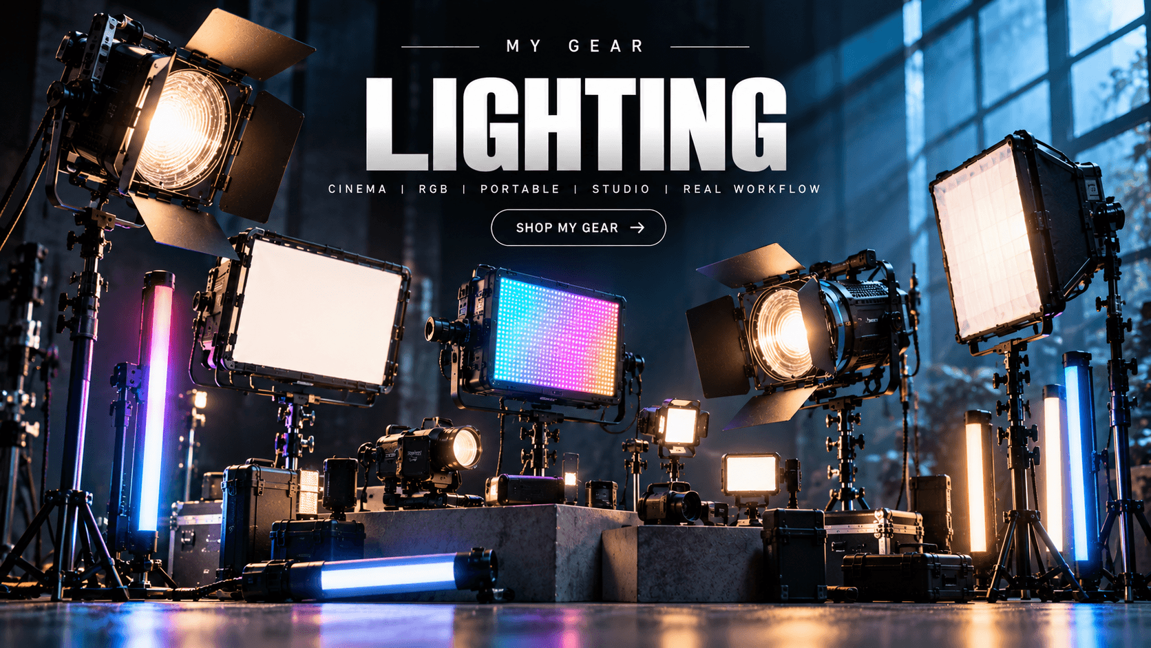 Iluminación para foto y video